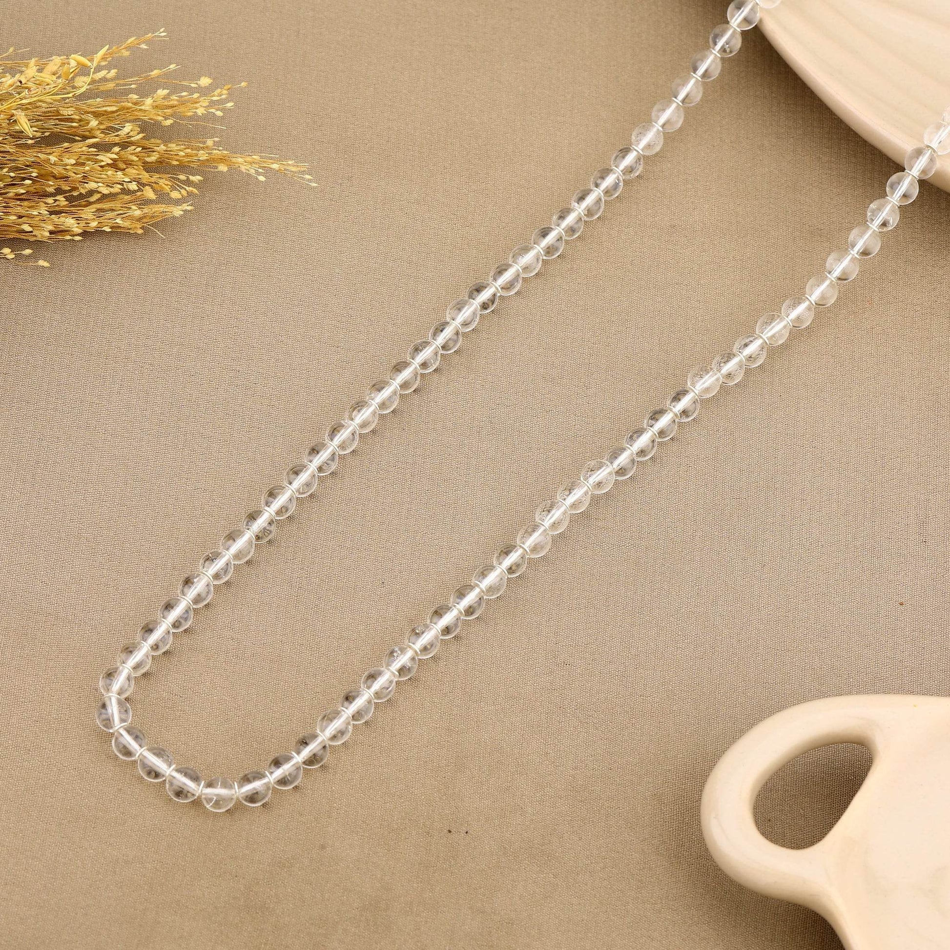 Sphatik Beads Jap Mala - Mayuri Silver House