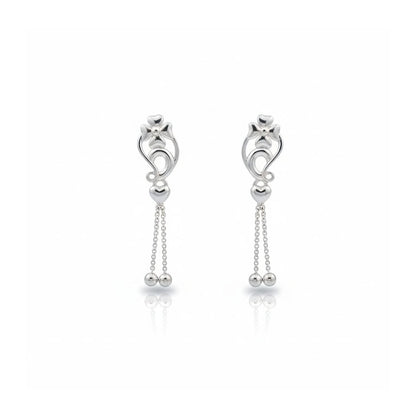 Scroll Charm Earrings