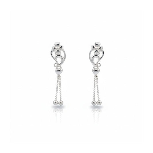 Scroll Charm Earrings