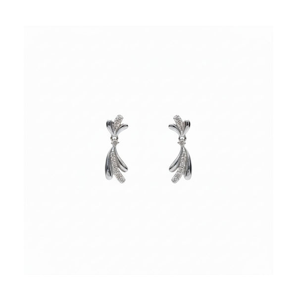 Silver Fern Earrings