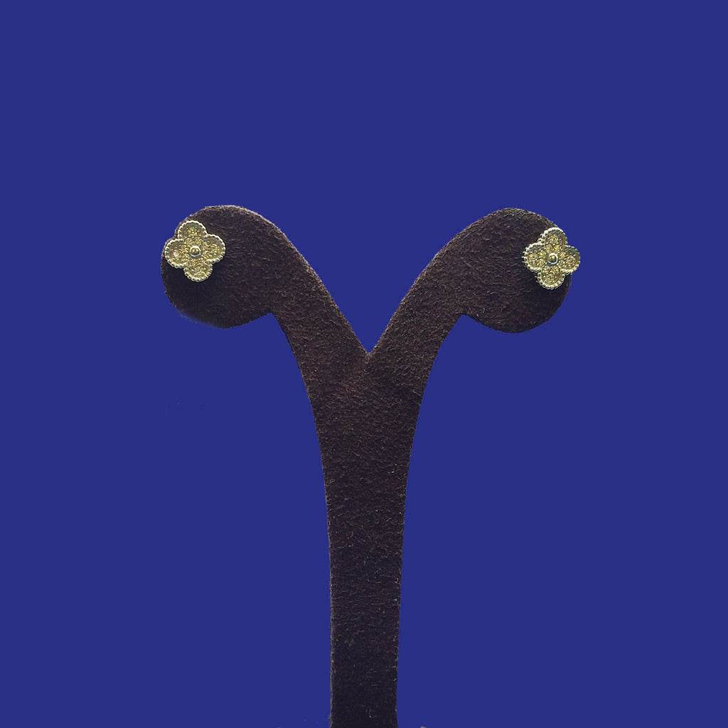 QuadraPetal Studs - Mayuri Silver House