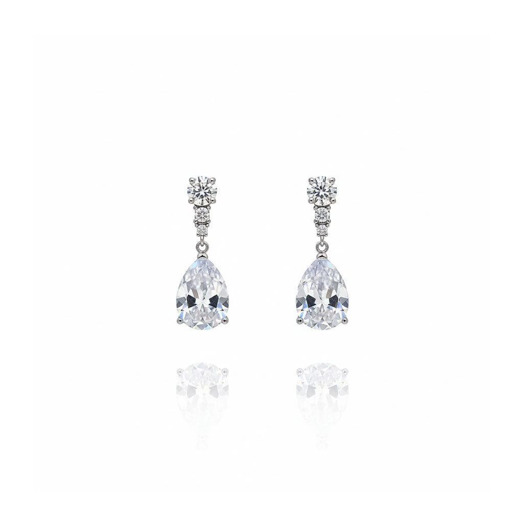 Single Drop Stud Earrings