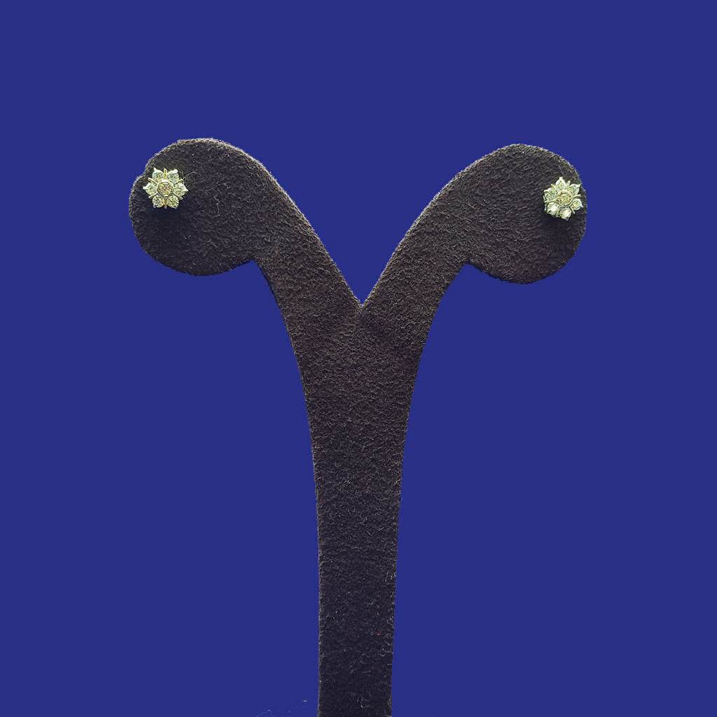 SixFold Frost Studs - Mayuri Silver House