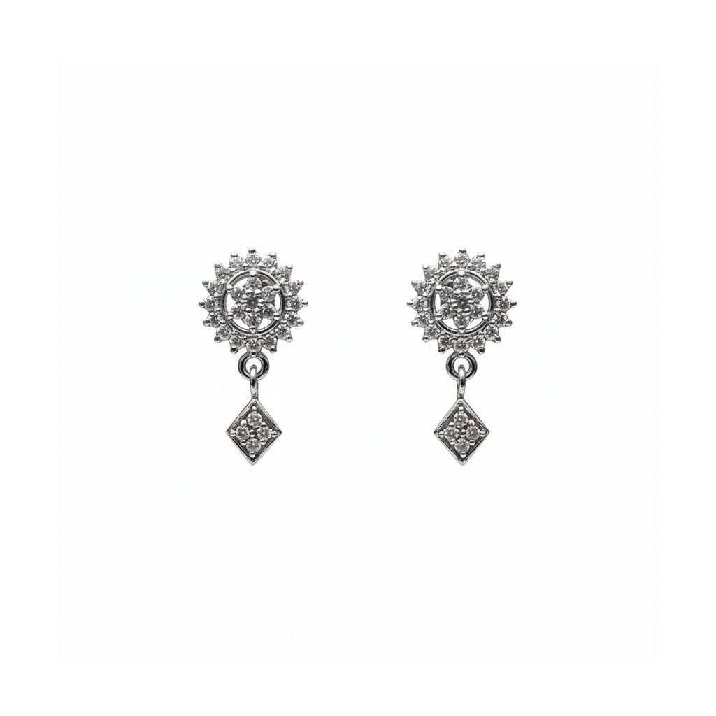 Small Flower Drop Studs