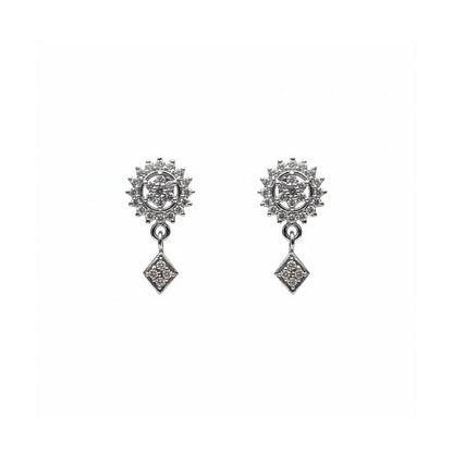 Small Flower Drop Studs