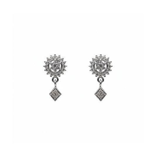 Small Flower Drop Studs
