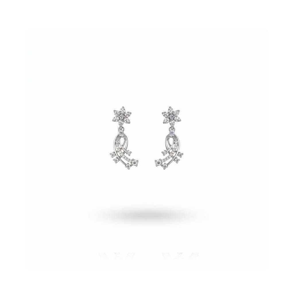 Star Flower Danglers