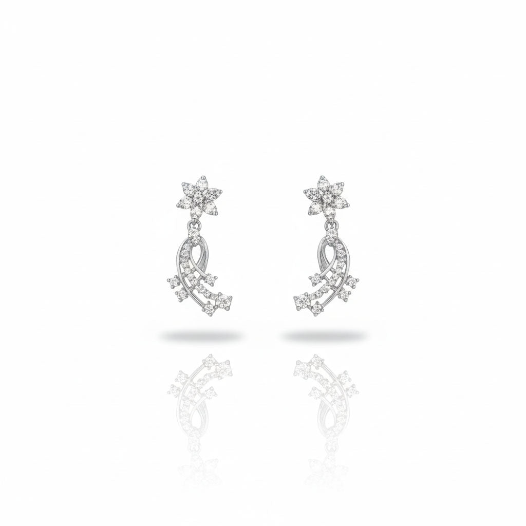 Star Flower Danglers