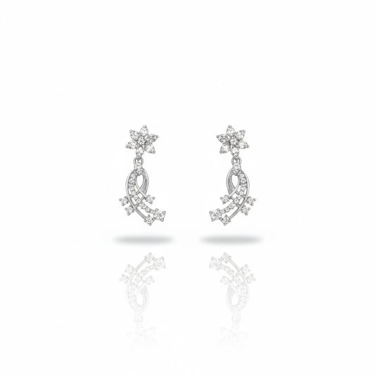 Star Flower Danglers