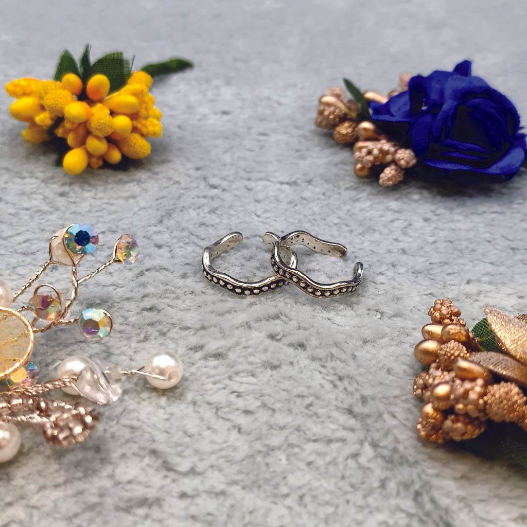 Wavy Toerings - Mayuri Silver House