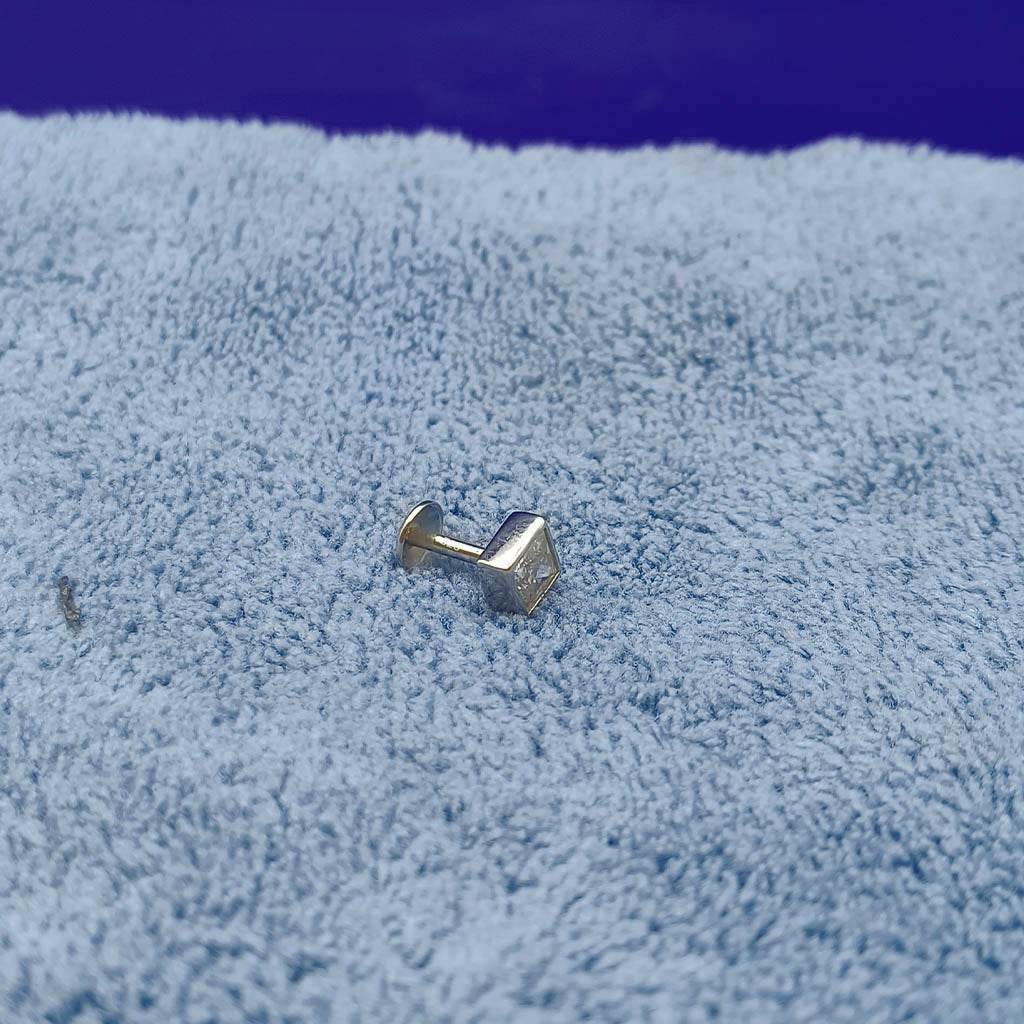 SlimSquare Studs - Mayuri Silver House