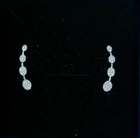 Quadra Oval Earcuffs - Mayuri Silver House