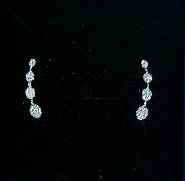 Quadra Oval Earcuffs - Mayuri Silver House