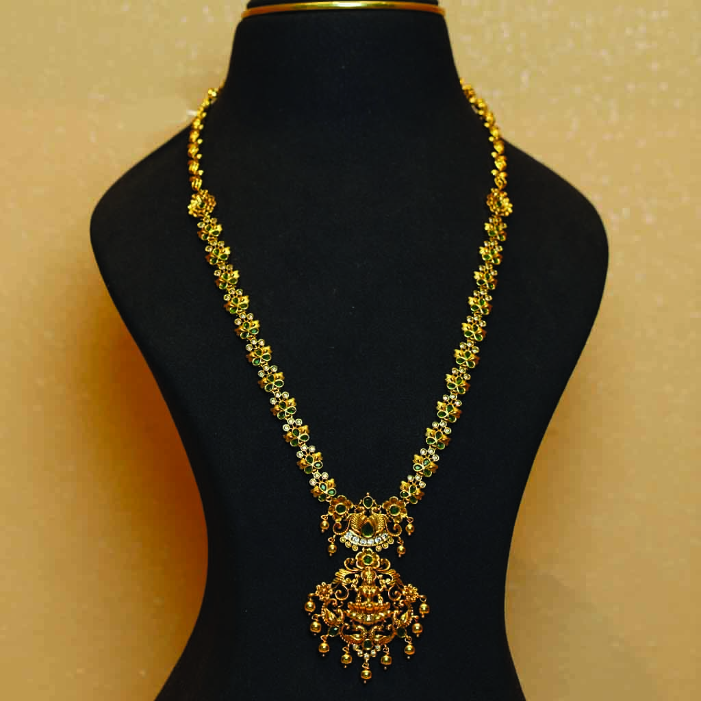 Haritha Lakshmi Long Necklace Set