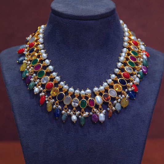 Navratan Beads Necklace