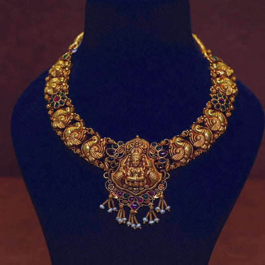 Swan Lakshmi Necklace