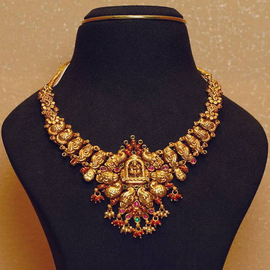 Laxmi Coral Pearl Necklace