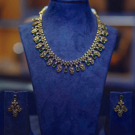 Green Mango Necklace Set